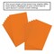 BAZIC 22" X 28" Poster Board Fluorescent - Orange (25 Sheet/Box)